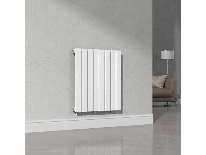 Radiateur plat 'Nore' blanc 60x60cm monocouche 459W