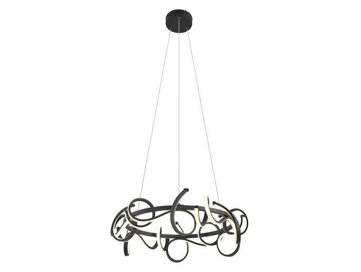 Suspension design noire ronde à 3 niveaux de gradation -