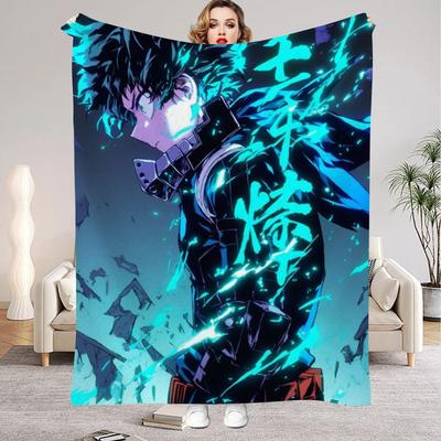 Shop Station My Hero Academia Anime Throw Blanket Soft Flannel Blanket For Kids, Sofa & Bed 4 29.53 39.37 In