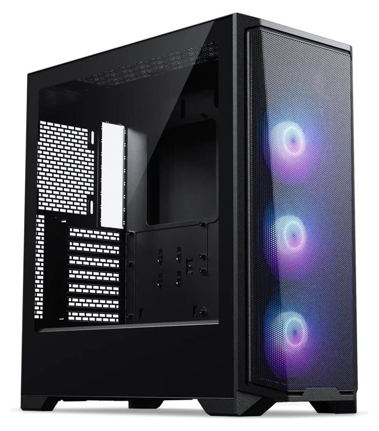 Phanteks Eclipse G370A Midi-toren Gaming PC-behuizing, Zwart