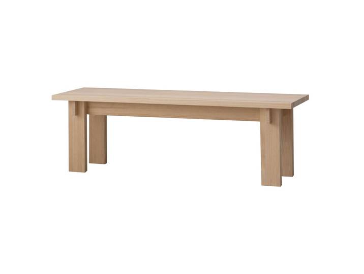 Banc moyen en pin massif 120 cm Non verni
