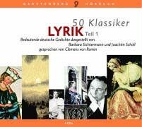 Barbara Sichtermann - 50 Klassiker Lyrik, Teil 1. 3 CD's: Bedeutende deutsche Gedichte - Preis vom 09.10.2026 07:28:09 h