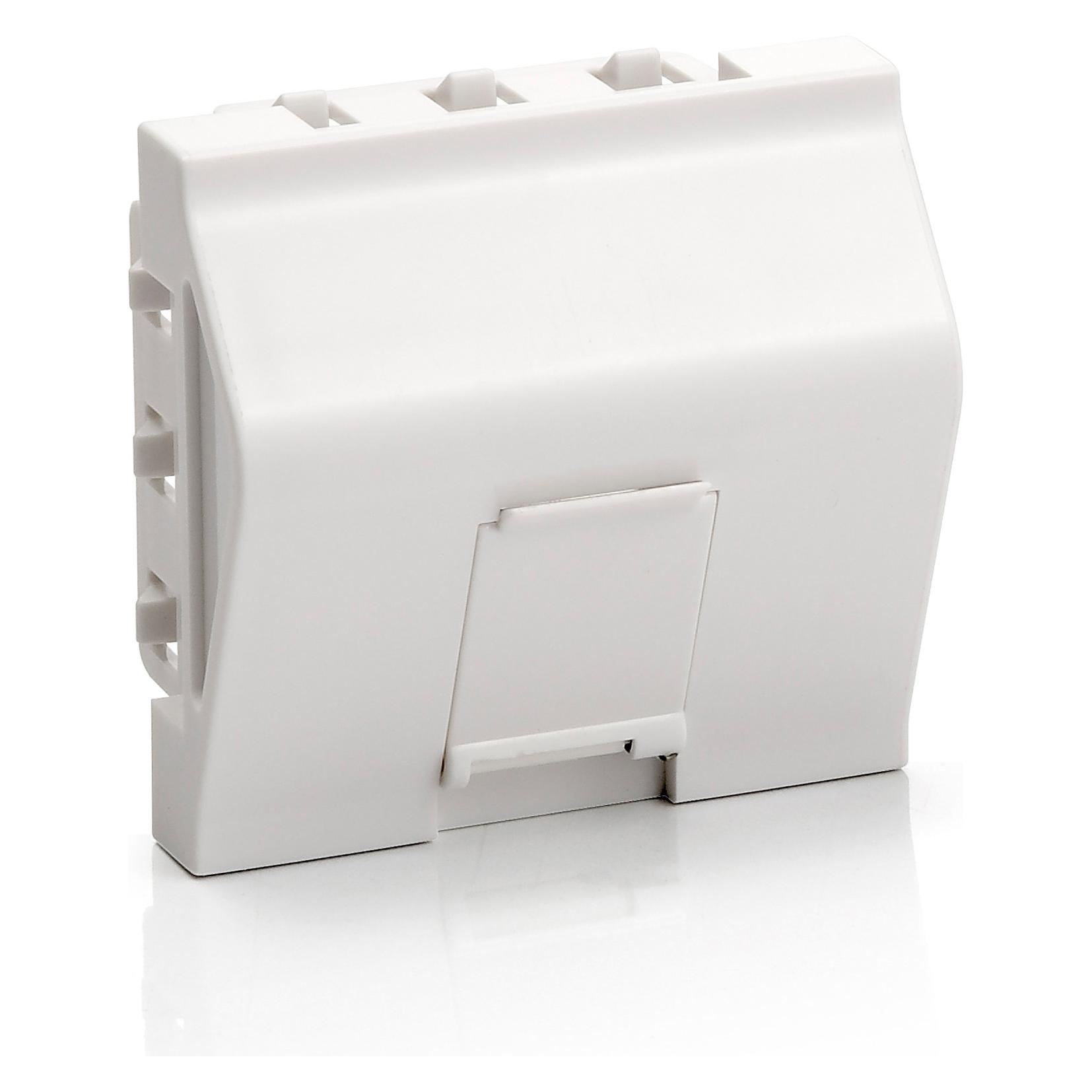 equip Unterputzdose Einsatz French 1 Keystone RAL9010 (761311)