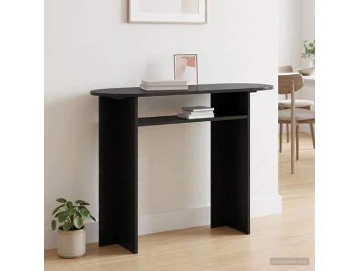 smnyxs Konsolentisch, Eiche, Schwarz, 100 x 39,5 x 75 cm, aus technischem Minimalistisches Design, robuste Oberfläche, einfache Pflege, vielseitig, schnelle Montage zu zweit