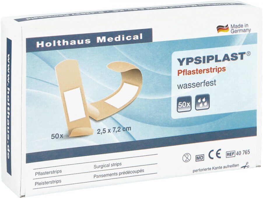 Pflasterstrips Ypsiplast wasserf.2,5x7,2 cm