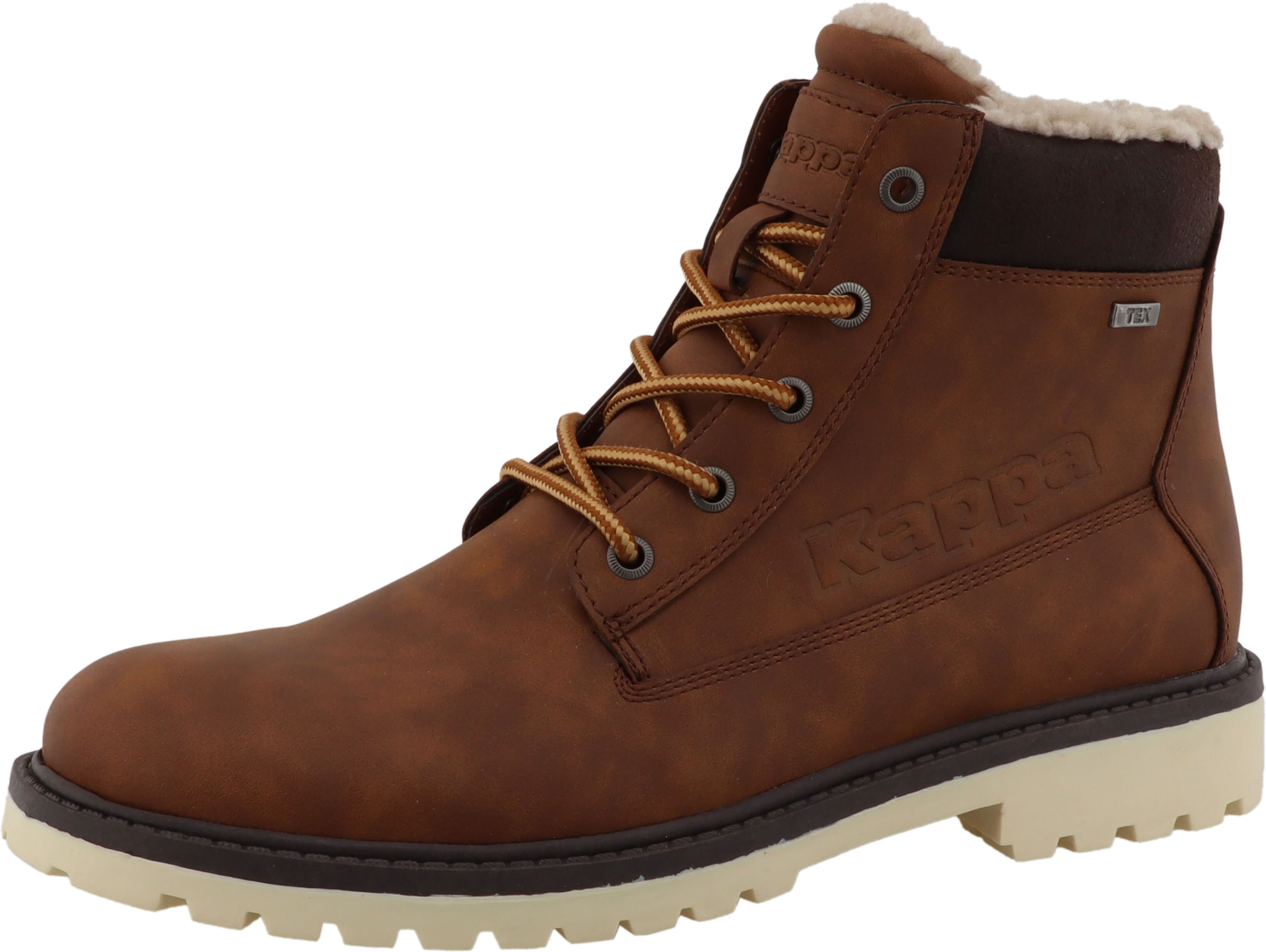 Winterstiefel KAPPA "Gento", Herren, Gr. 42, gefüttert, braun (nuts), Synthetik, Schuhe Winterstiefel, Winterschuhe, Winterboots, Snowboots, gefüttert, wasserdicht nuts 42, gefüttert