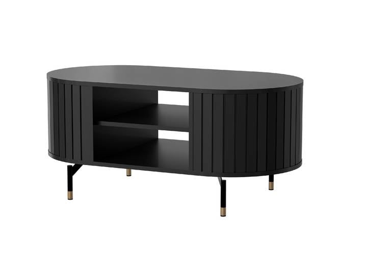 Masseno Couchtisch THIRA 104,1 cm Schwarz