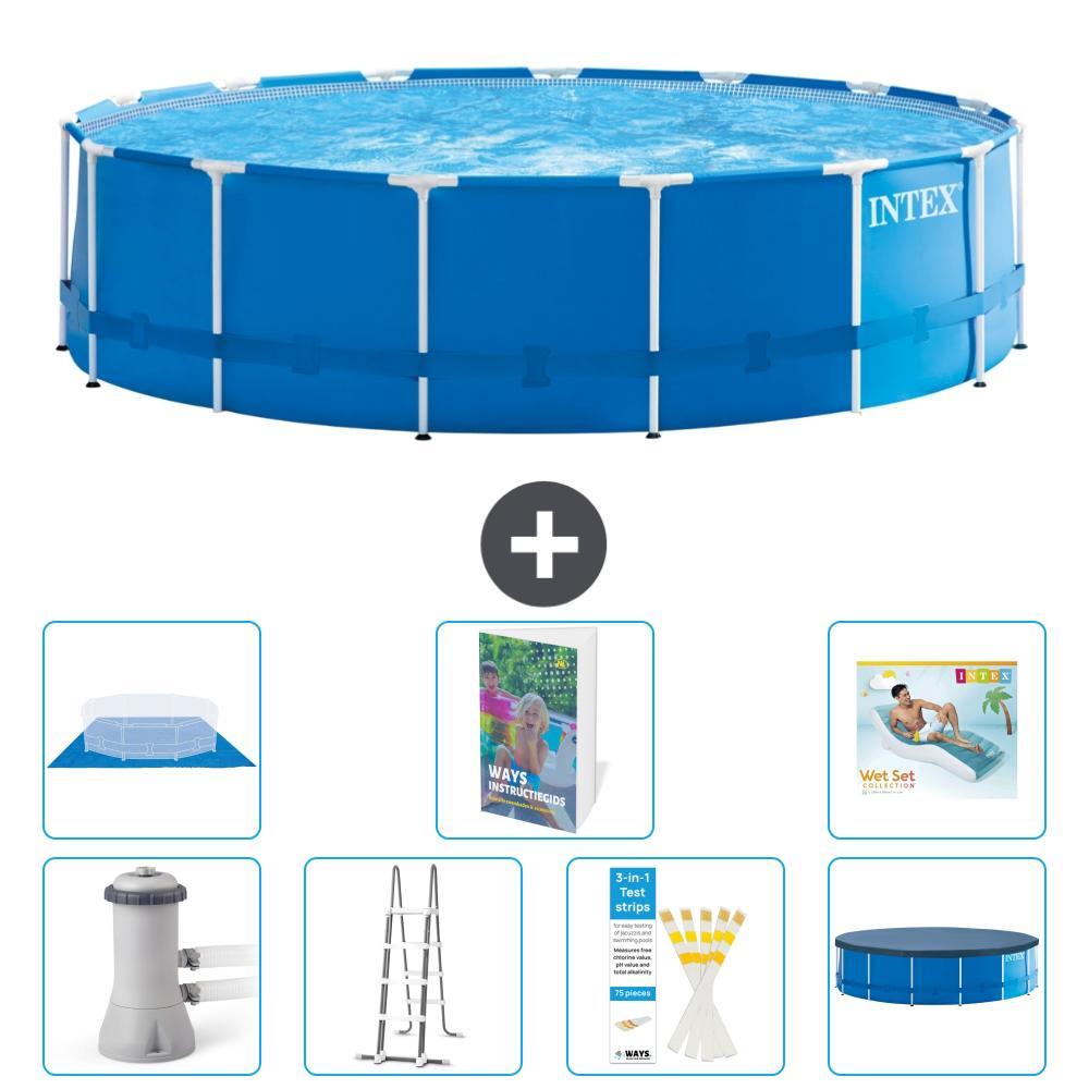 Frame Pool Rund - 457x122 cm - 6-teilig S670