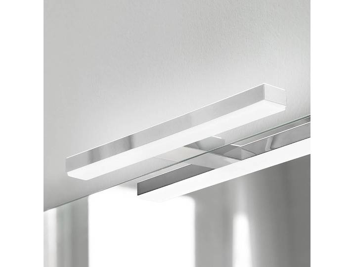 Ebir Wandlampe Veronica, chrom / silber, für Badezimmer, Kunststoff, Wandleuchte, Wandlampe Bad