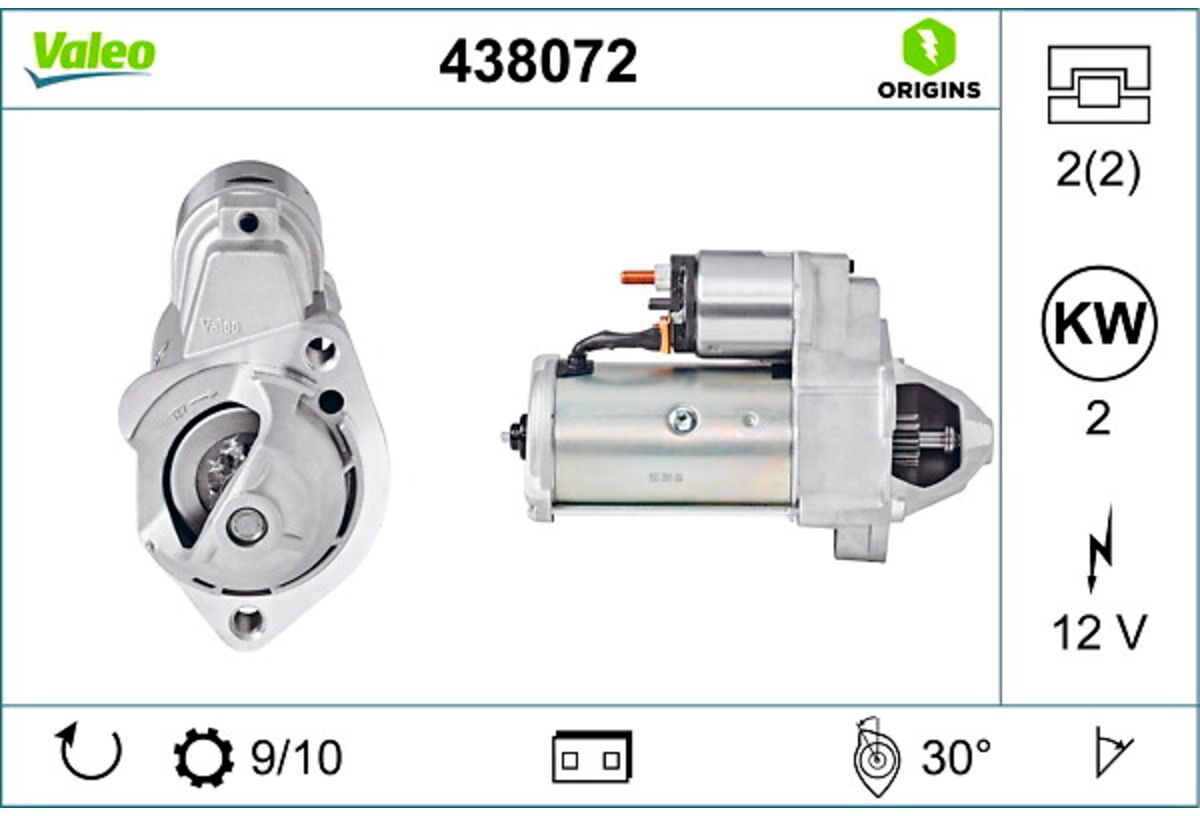 Starter VALEO ORIGINS NEW VALEO 438072