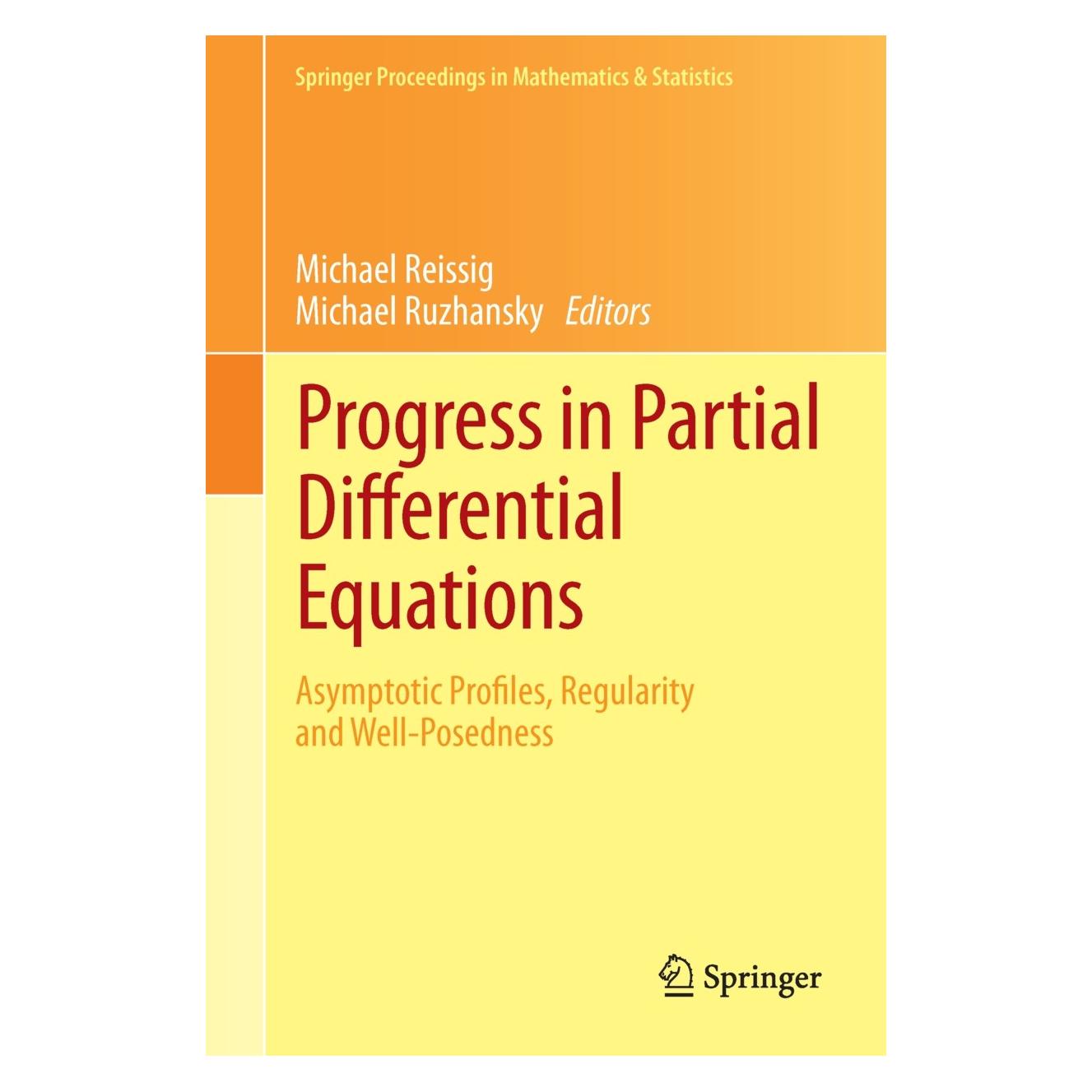 Springer Progress in Partial Differential Equati (Englisch, Hardcover, Michael Reissig, Michael Ruzhansky) (9783319001241)