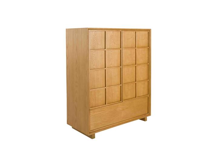 Zuiver Raster Cabinet Kautschukholz/Eschenfurnier Natur 100x120