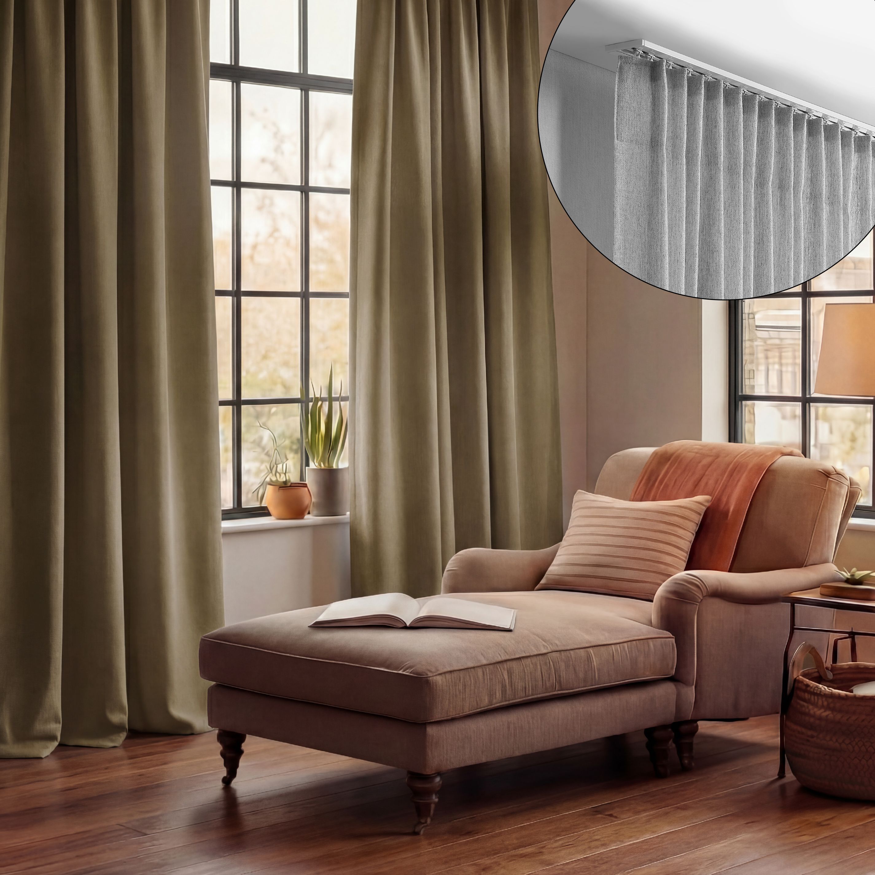 Neutex For You! Vorhang NEUTEX FOR YOU "SALITOS-NXFR, Schwer entflammbar, verdunkelnd, 1 Stück", beige (sand), B:200cm H:160cm, Obermaterial: 100% Polyester, Gardinen, Schwer entflammbar gemäß DIN 4102 Teil 1, Baustoffklasse B1