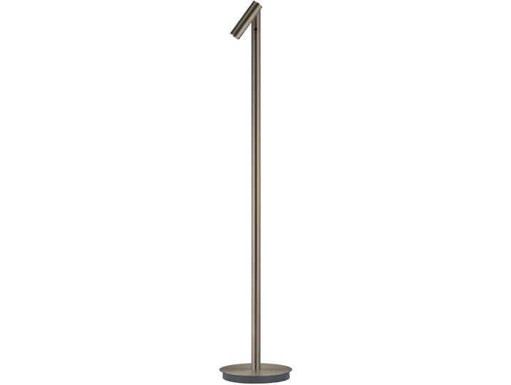 Bankamp Designer-Stehlampe POINT Bronze Aluminium/Stahl 400 lm Dimmbar H 125 cm - LED - Lichtfarbe: Extra warmweiss- LED Energiesparlampe