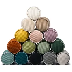 Gözze Cord Kissenrolle Anafi 40 x 20 cm - Mehrere Farben (Farbe: Dunkelgrün)