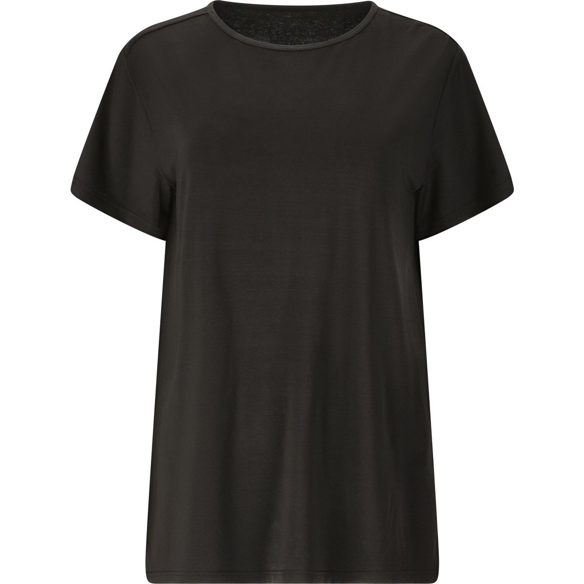 Athlecia Lizzy V2 W Slub Short Sleeve Tee black melange (1111) 36 EA263762-1111-36