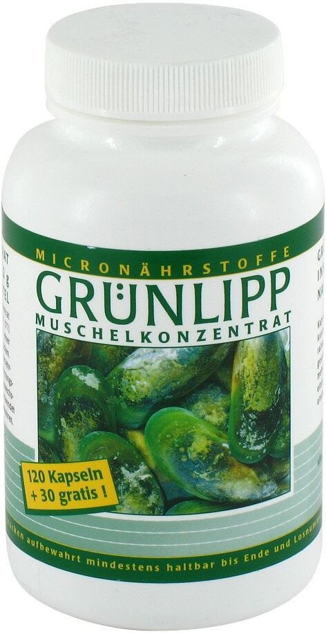 Grünlipp Muschel Konzentrat 500 mg Kapseln 120stk