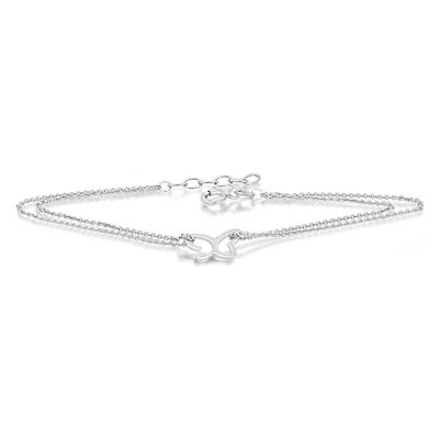 Silberarmband ONE ELEMENT "Schmetterling Armband aus 925 Silber 17 cm Ø 1,1 mm", silber, Armbänder, Kinder, 17, Silber 925 (Sterlingsilber), Silberarmband, Feine Gestaltung – ein Sinnbild mit ruhiger Eleganz