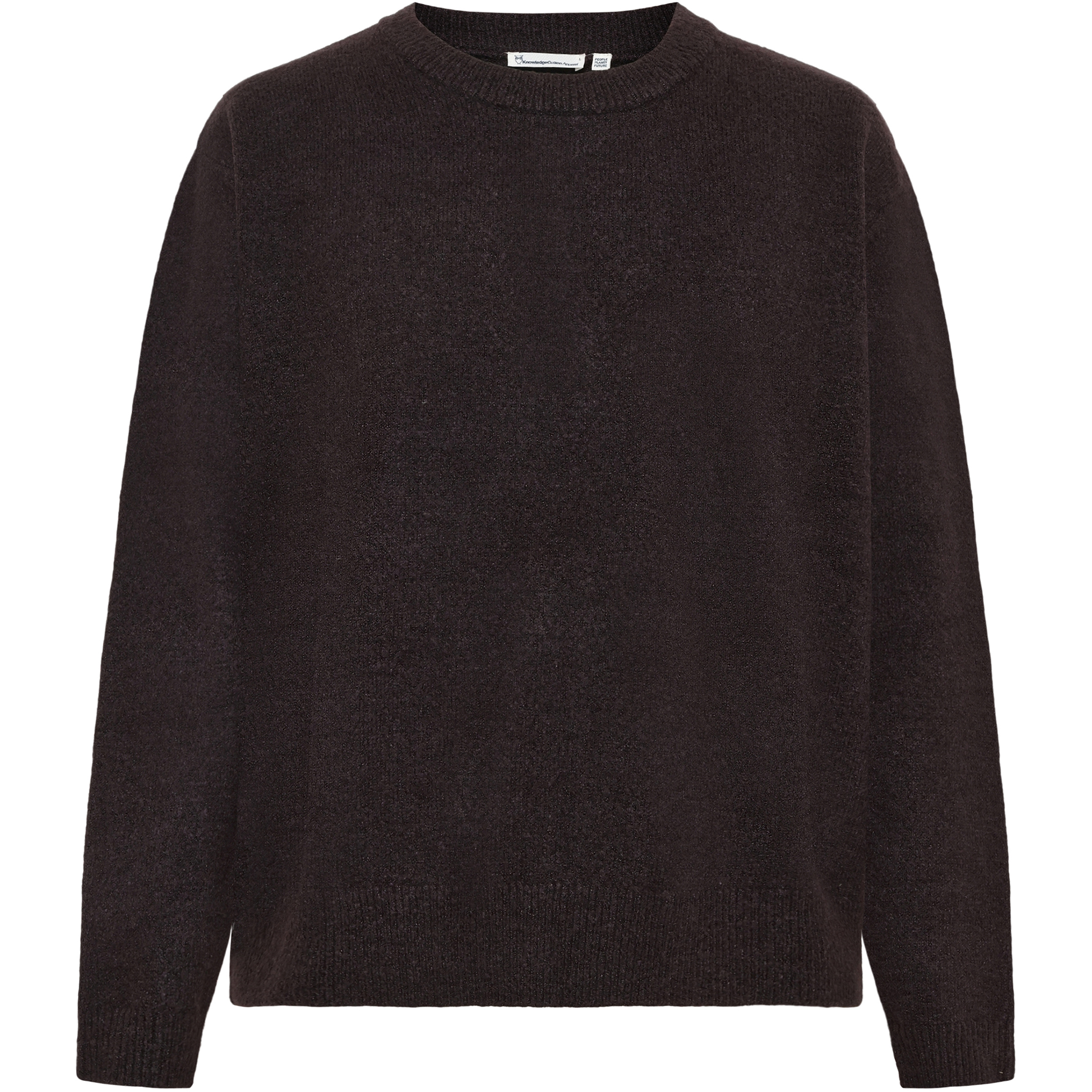KnowledgeCotton Apparel Soufflé Yarn Herren Pullover braun Größe XL Lifestyle Elastisch