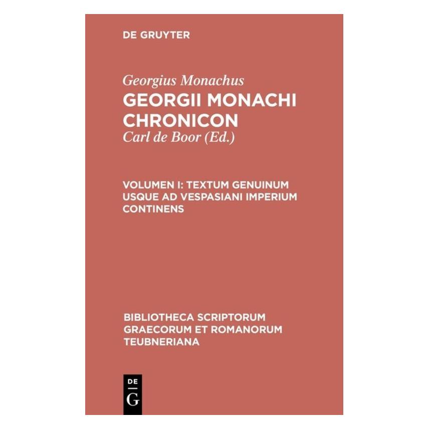 De Gruyter Textum genuinum usque ad Vespasiani imperium continens (Griechisch, Hardcover) (61112027)