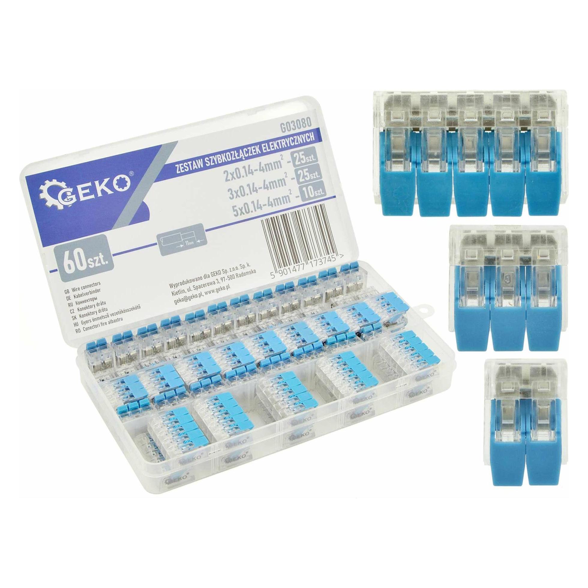 GCS Zestaw Szybkozłączek Elektrycznych 60el. (G03080)