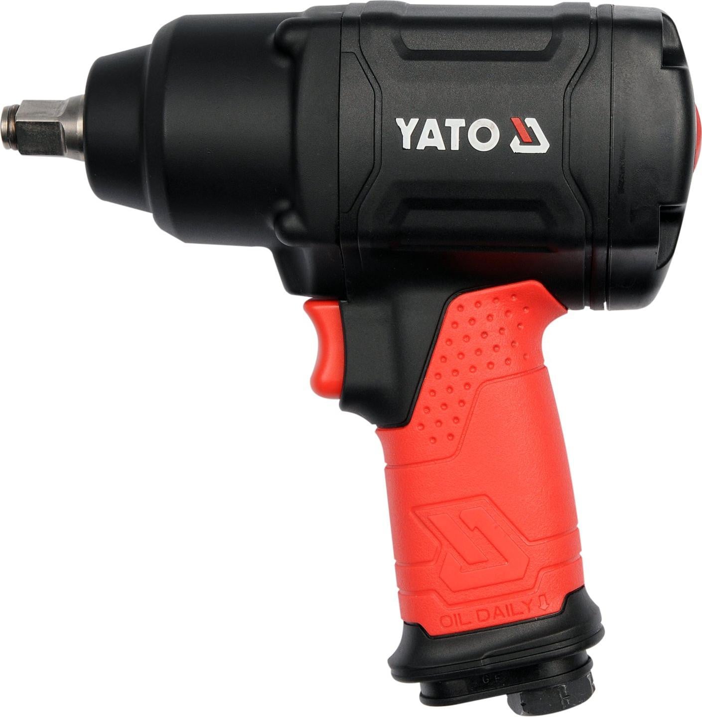 Yato YT-09540 Slagmoersleutel, 1/2 inch, Zwart-Rood