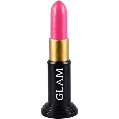 Dekofigur MIRRORS AND MORE "GLOSS", pink, B:10cm H:30,7cm, Polyresin, Dekofiguren, Dekofigur in auffälliger Lippenstiftform