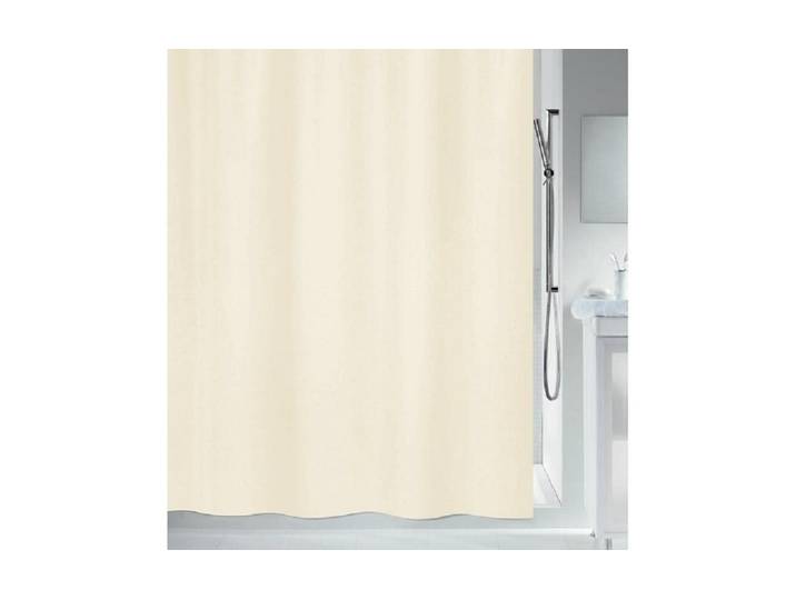 Duschvorhang SPIRELLA Primo 180 x 180 cm , beige, B:180cm H:180cm, Polyester, Duschvorhänge, Duschvorhang