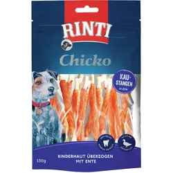 RINTI Chicko Kaustange 150 Gramm Hundesnack 9 x 150 Gramm Ente Small