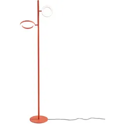 Gea Luce GPIA32 Stehleuchte, orange, 28 W LED, 1304 lm, 3000 K, dimmbar, Druckknopf _ Gealuce