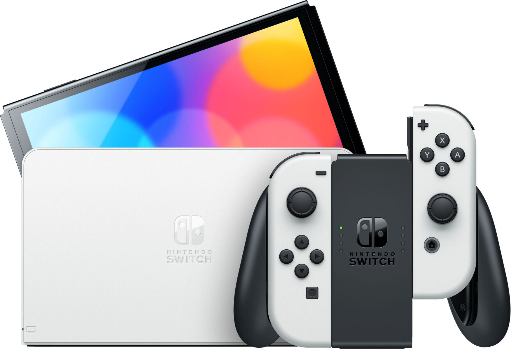 Nintendo Switch Console OLED Model-Wit Joy-Con (Switch) Gebruikt