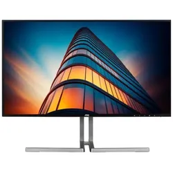 AOC U27U3CV (3840 x 2160 Pixel, 27"), Monitor, Silber, Grau, Schwarz