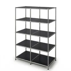Floordirekt Metallregal   Concept Epure MK-015   Offenes Standregal mit 5 Ablagen