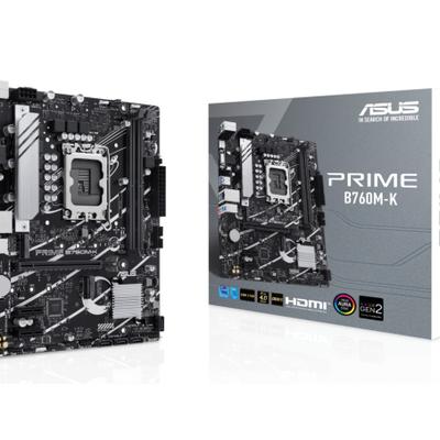 ASUS Mainboard "PRIME B760M-K", schwarz, B:24,4cm T:21,1cm, Mainboards