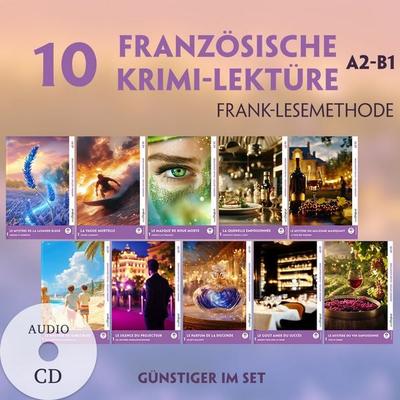 10 Französische Krimi-Lektüre A2-B1 (10 Bücher + 10 Audio-CDs), Set von Louise Delaunay, EasyOriginal Verlag, 978-3-99168-940-9
