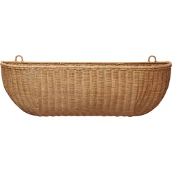 Ferm Living Aufbewahrungskorb wandmontiert, 14 x 75 cm
