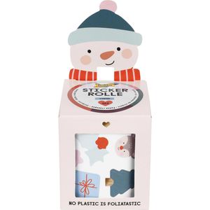Folia Sticker 27105 Stickerrolle Winter, verschiedene Motive, 464 Aufkleber, 464 Stück
