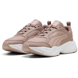 PUMA Cassia 2.0 Leder Plateau Sneaker Damen 06 - sandstone/rose latte/puma white 39