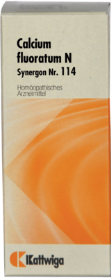 Kattwiga Arzneimittel GmbH SYNERGON KOMPLEX 114 Calcium fluoratum N Tropfen 50 ml 03575238