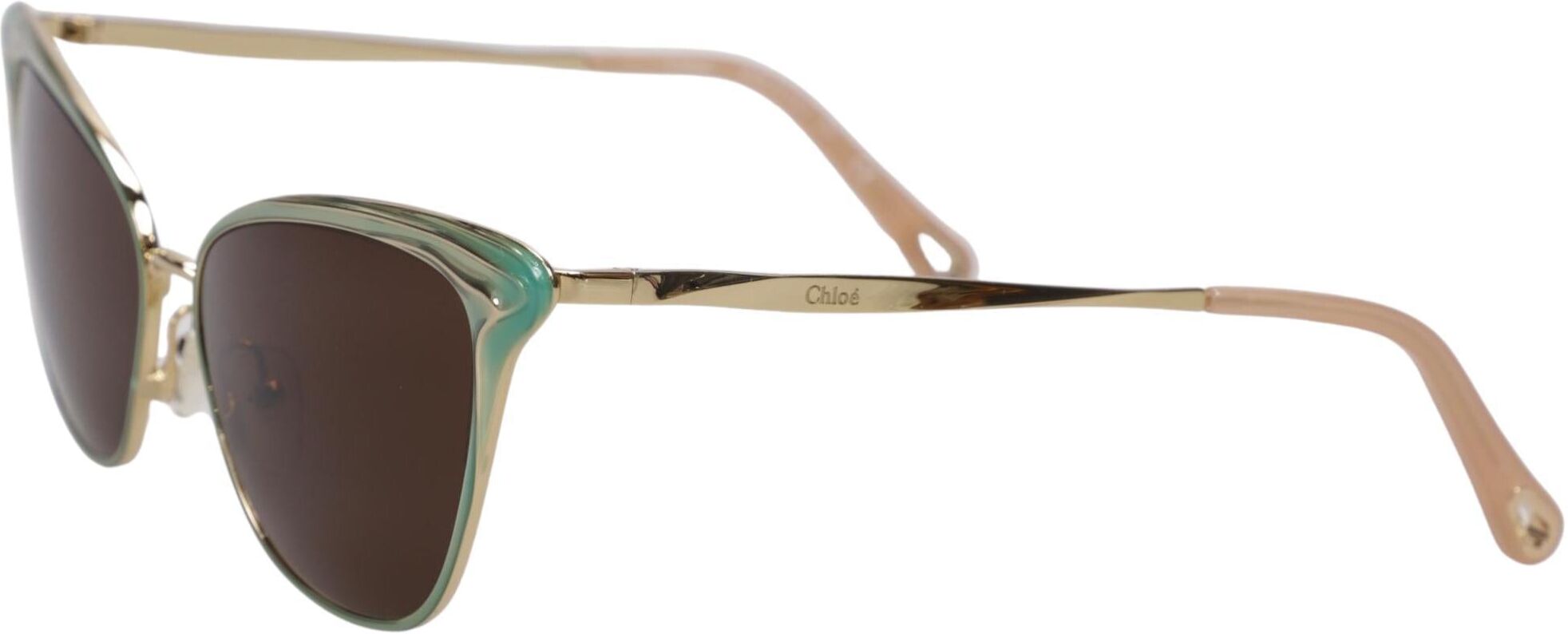 Chloe Damen Sonnenbrille, Hellgrün - Second Hand