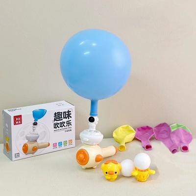 Inspired Finds Amazing Blower Montessori Breath Training Toy For Kids yellow
