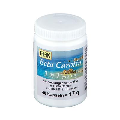Beta Carotin 1x1 pro Tag Kapseln 40 St