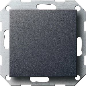 Gira Zentralplatte System 55 026828, für Unterputzdosen, anthrazit
