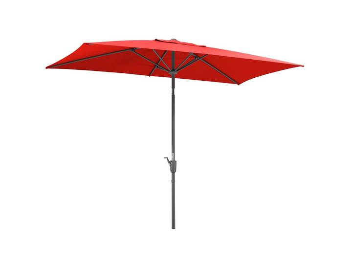Sonnenschirm Tunis BHT: 150x250x270 cm Rot