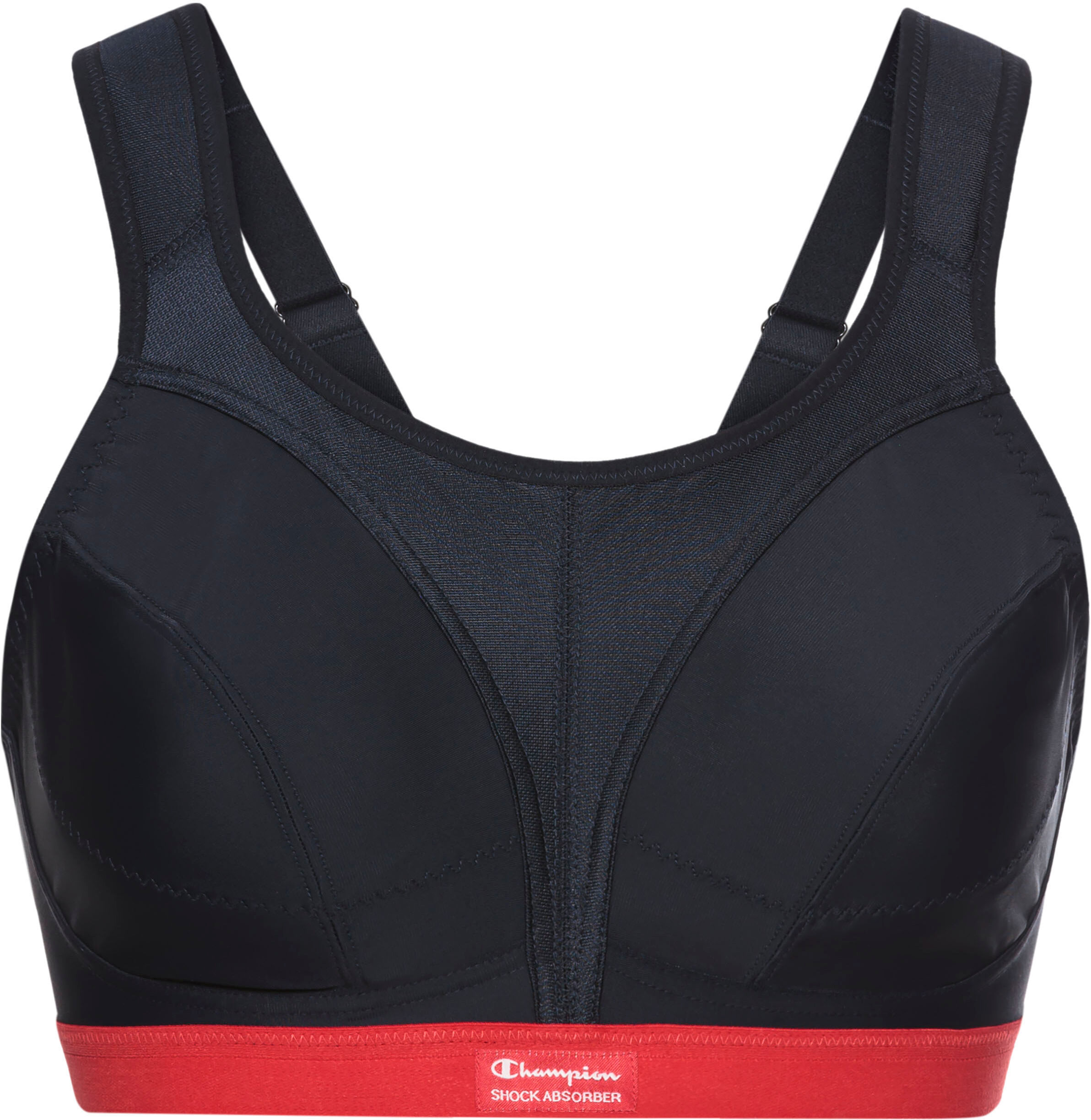 Sport-BH SHOCK ABSORBER "ACTIVE D+CLASSIC SN109 SA D+MAX BRA", Damen, Gr. 80, Cup F, blau (nny, ns), Obermaterial: 57% Polyamid, 39% Polyester, 4% Elasthan, BHs Sport-BH, für Teens geeignet nny, ns 80, Cup F
