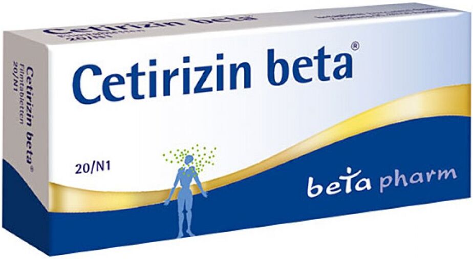 Cetirizin beta 20stk