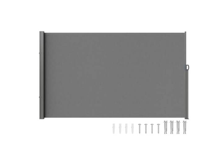VEVOR Zijluifel, intrekbaar, 180 x 350 cm, windscherm, voor buiten, waterdicht, inkijkbescherming, polyesterweefsel, 180 g/m², windscherm, scheidingsscherm, uv-bestendig 30+, voor tuin, balkon,