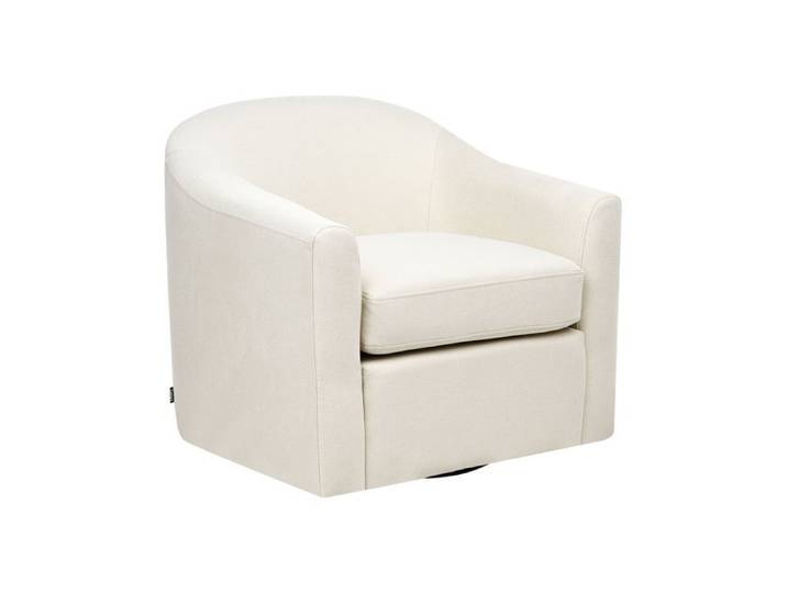 Fauteuil pivotant MAGNOR Tissu Beige clair