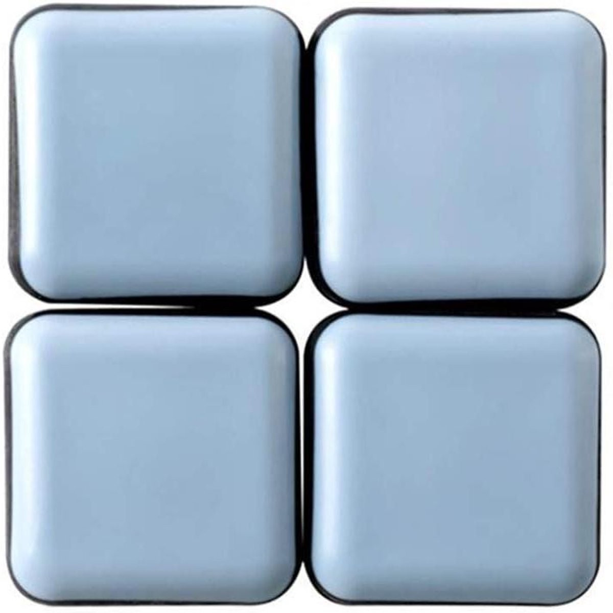 Meubels Viltjes - Zelfklevende Vilt Pads voor Vloerbescherming - Bruin - 4 x 4 cm
