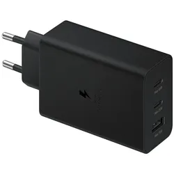 Samsung EP-T6530 65W USB-A, 2x USB-C Schnellladegerät, schwarz